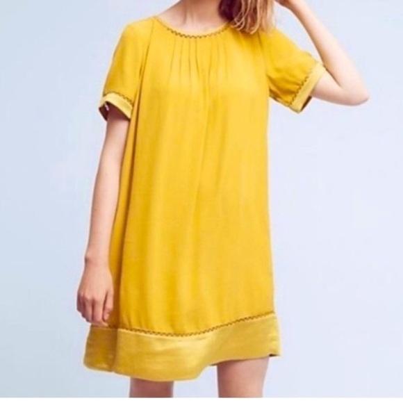 Anthropologie Maeve Verdet Mustard
Shift Dress - Picture 1 of 10
